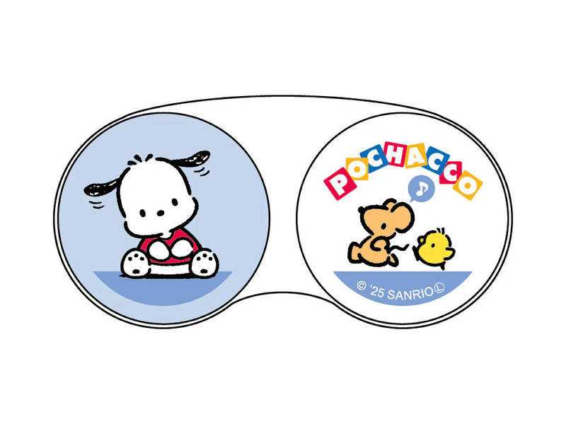 コンタクトレンズケース　ポチャッコ　おすわり
